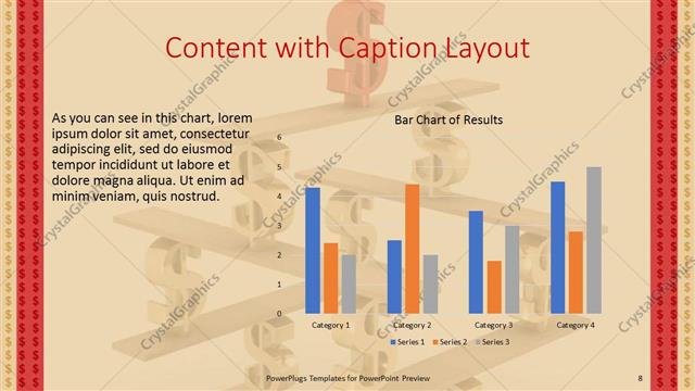 Content with Caption presentation slide layout
