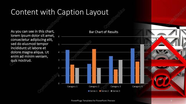 Content with Caption presentation slide layout