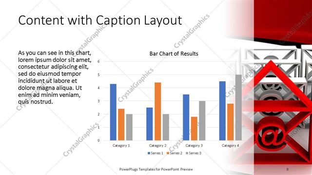 Content with Caption presentation slide layout