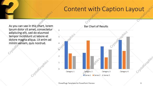 Content with Caption presentation slide layout