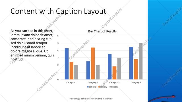 Content with Caption presentation slide layout