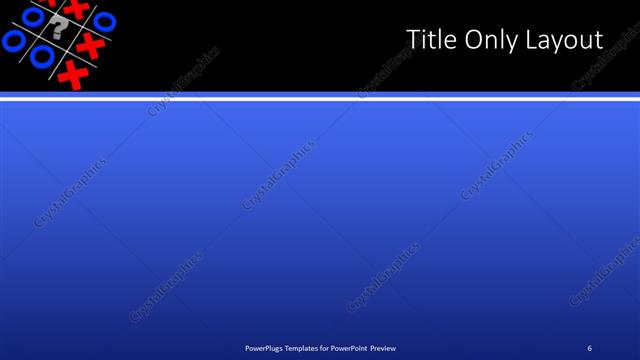 Title Only presentation slide layout
