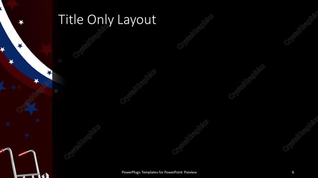 Title Only presentation slide layout