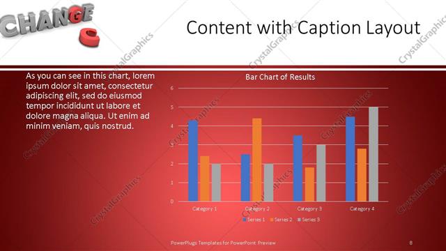 Content with Caption presentation slide layout