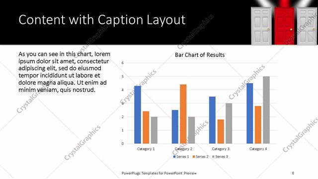 Content with Caption presentation slide layout