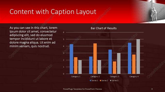 Content with Caption presentation slide layout