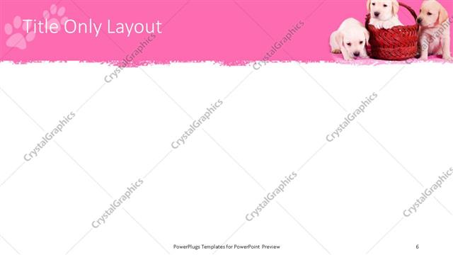 Title Only presentation slide layout