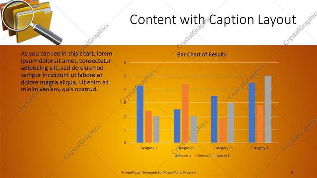 Content with Caption presentation slide layout