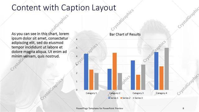 Content with Caption presentation slide layout