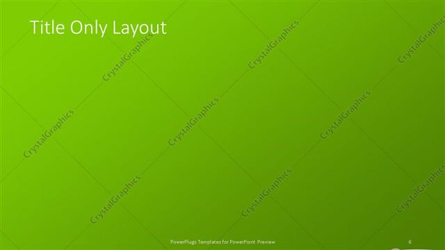 Title Only presentation slide layout