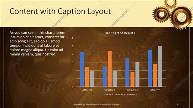 Content with Caption presentation slide layout