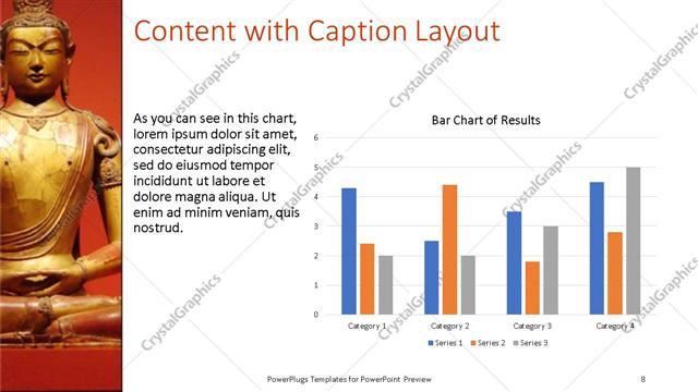 Content with Caption presentation slide layout