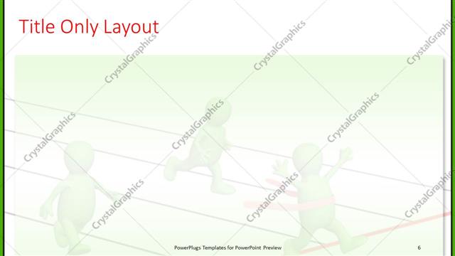 Title Only presentation slide layout