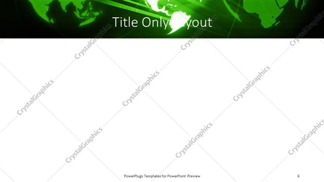 Title Only presentation slide layout