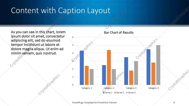 Content with Caption presentation slide layout