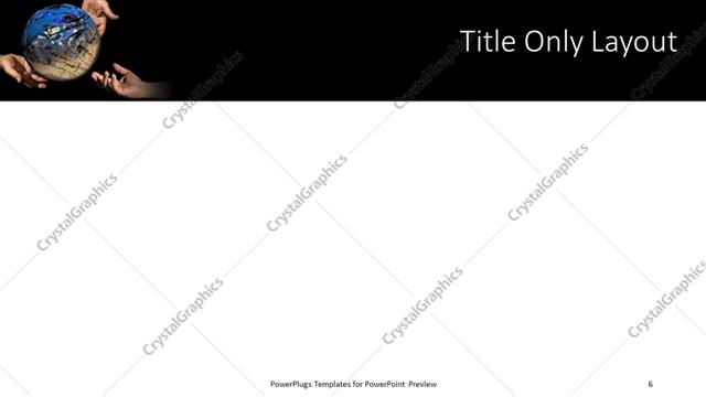 Title Only presentation slide layout