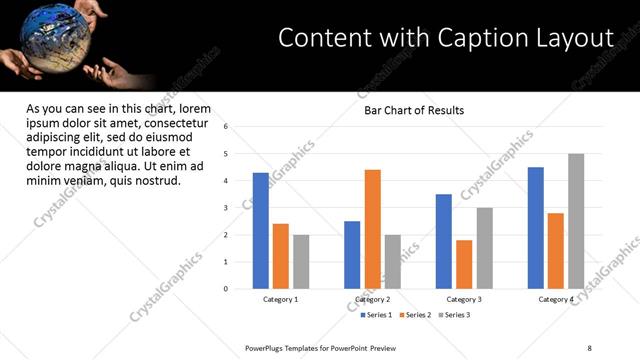 Content with Caption presentation slide layout