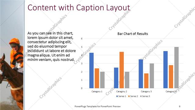 Content with Caption presentation slide layout