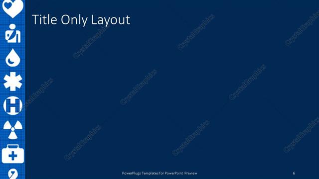 Title Only presentation slide layout