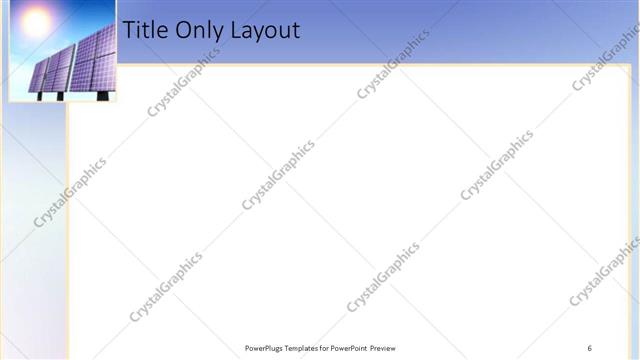 Title Only presentation slide layout