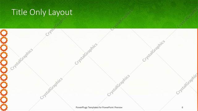 Title Only presentation slide layout