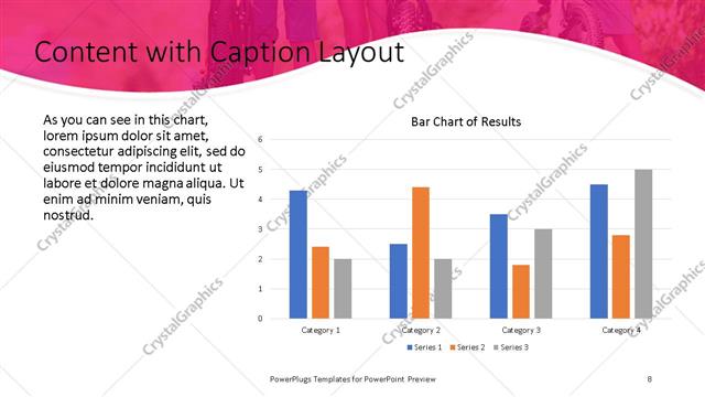 Content with Caption presentation slide layout
