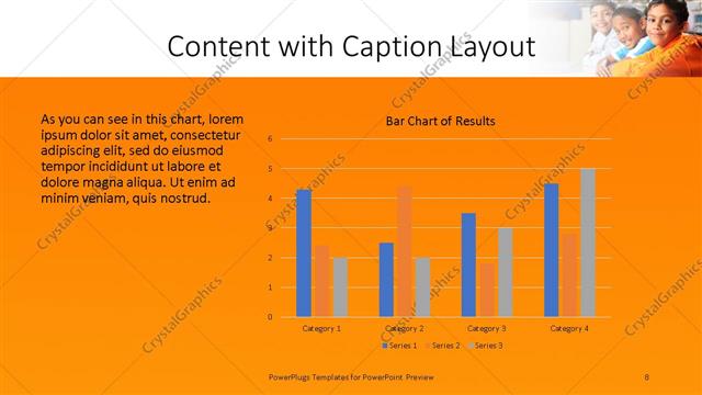 Content with Caption presentation slide layout