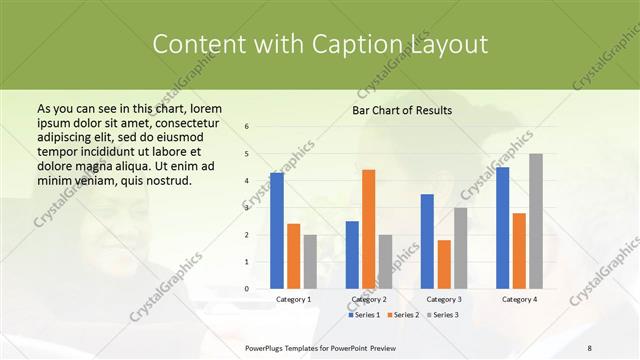 Content with Caption presentation slide layout