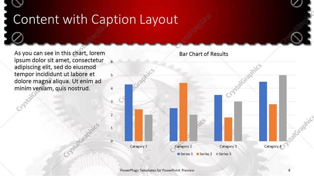 Content with Caption presentation slide layout