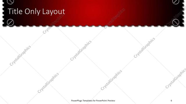 Title Only presentation slide layout