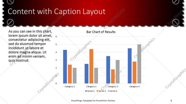 Content with Caption presentation slide layout