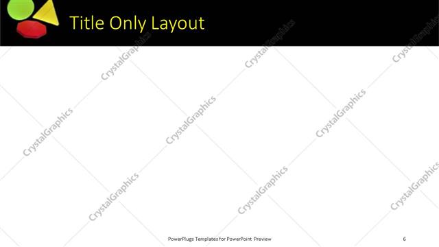 Title Only presentation slide layout