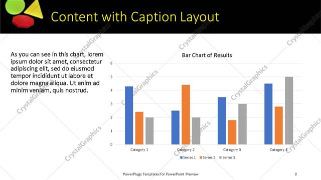 Content with Caption presentation slide layout