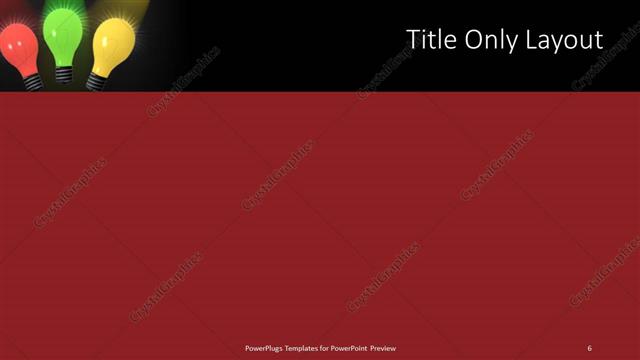 Title Only presentation slide layout