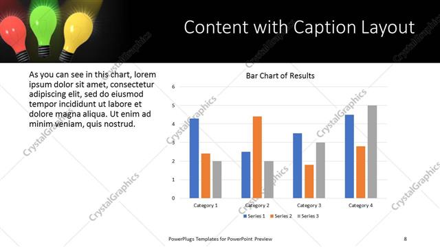 Content with Caption presentation slide layout