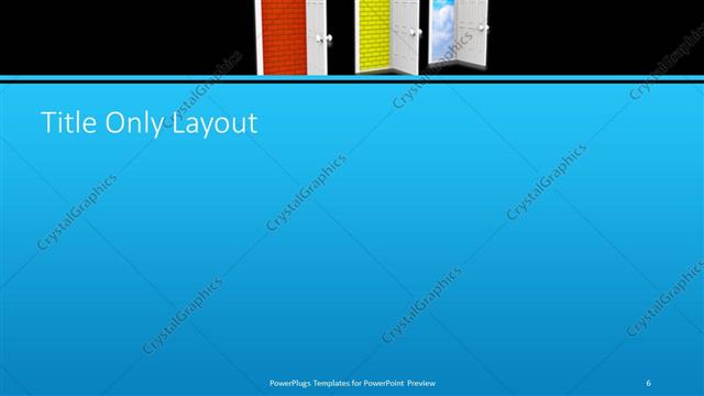 Title Only presentation slide layout