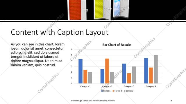 Content with Caption presentation slide layout
