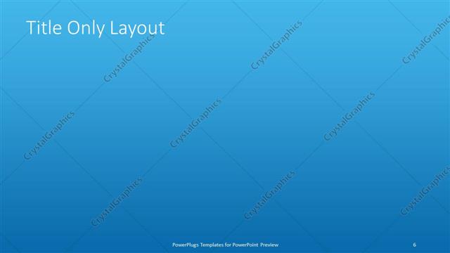 Title Only presentation slide layout