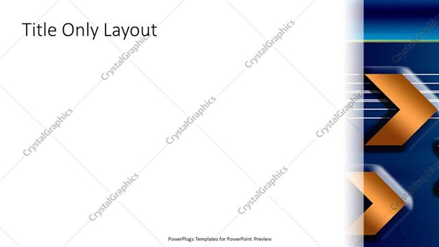 Title Only presentation slide layout