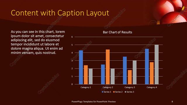Content with Caption presentation slide layout