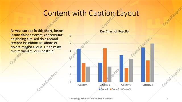 Content with Caption presentation slide layout