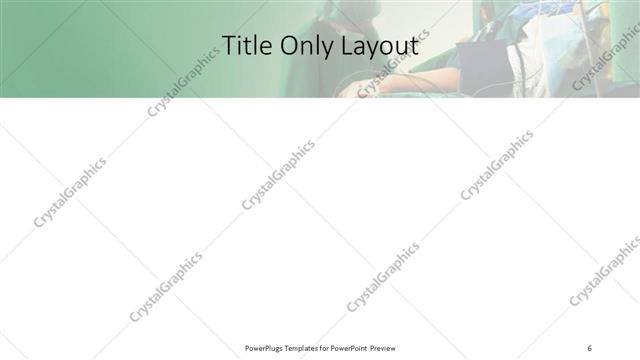 Title Only presentation slide layout