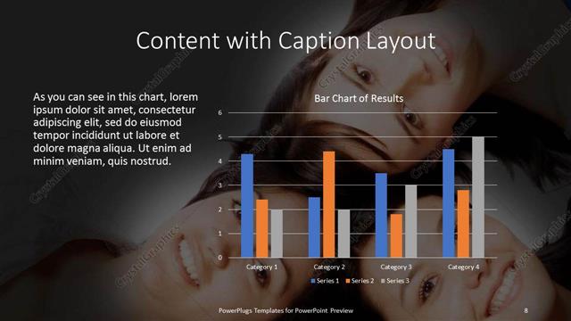 Content with Caption presentation slide layout