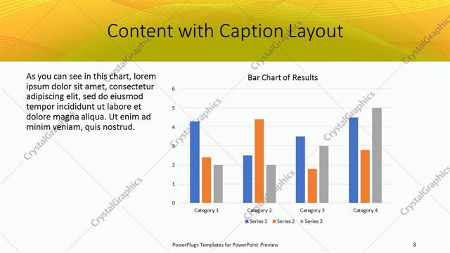Content with Caption presentation slide layout