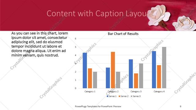 Content with Caption presentation slide layout