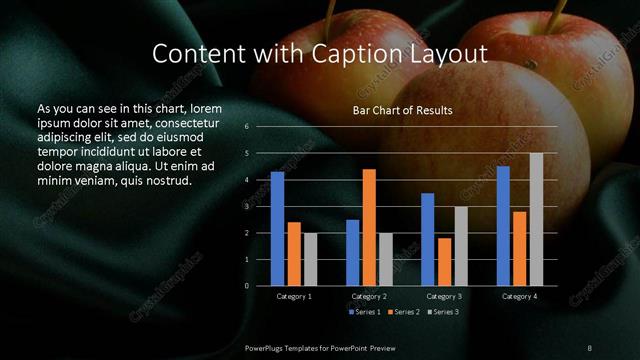 Content with Caption presentation slide layout