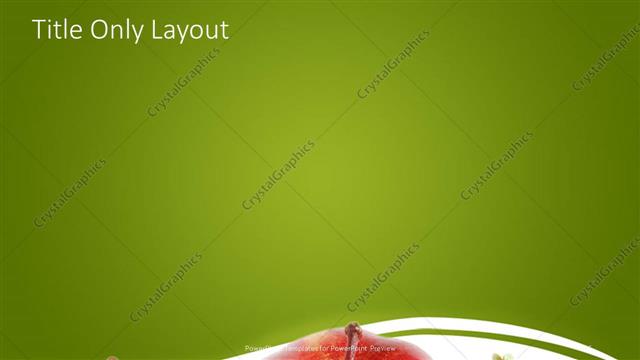 Title Only presentation slide layout