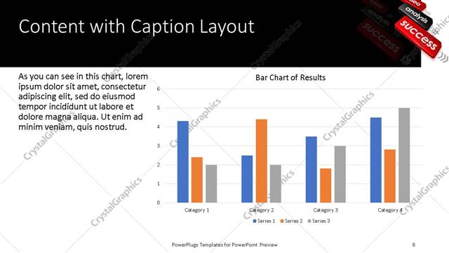 Content with Caption presentation slide layout