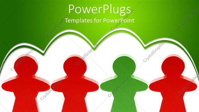 Preview This Beautiful Template for PowerPoint & Google Slides three red colored characters and a green colored one