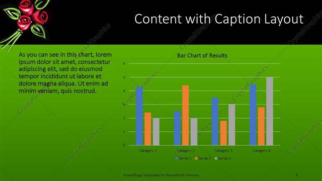 Content with Caption presentation slide layout